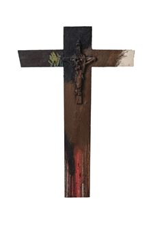 Cross (with body of Christ) - Arnulf Rainer