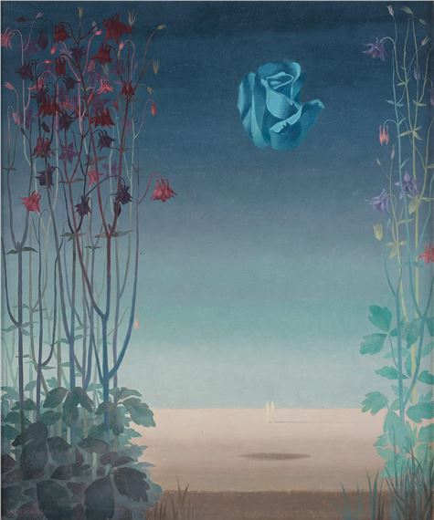 Ros och akvileja by Sven Jonson, 1943