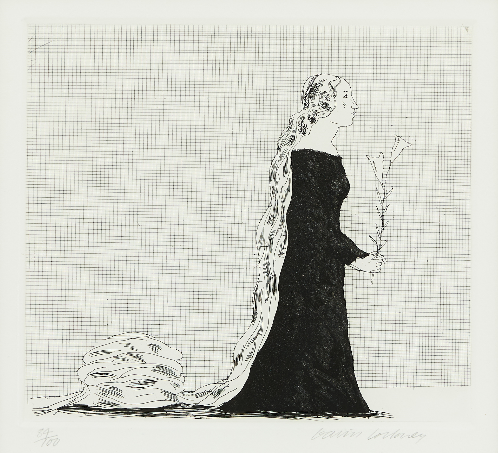 ”The Older Rapunzel” from ”Six Fairy Tales from the Brothers Grimm” - David Hockney