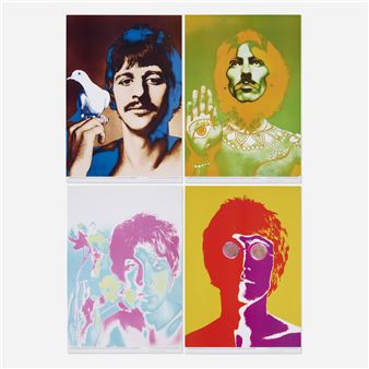 The Beatles posters (set of four - Richard Avedon