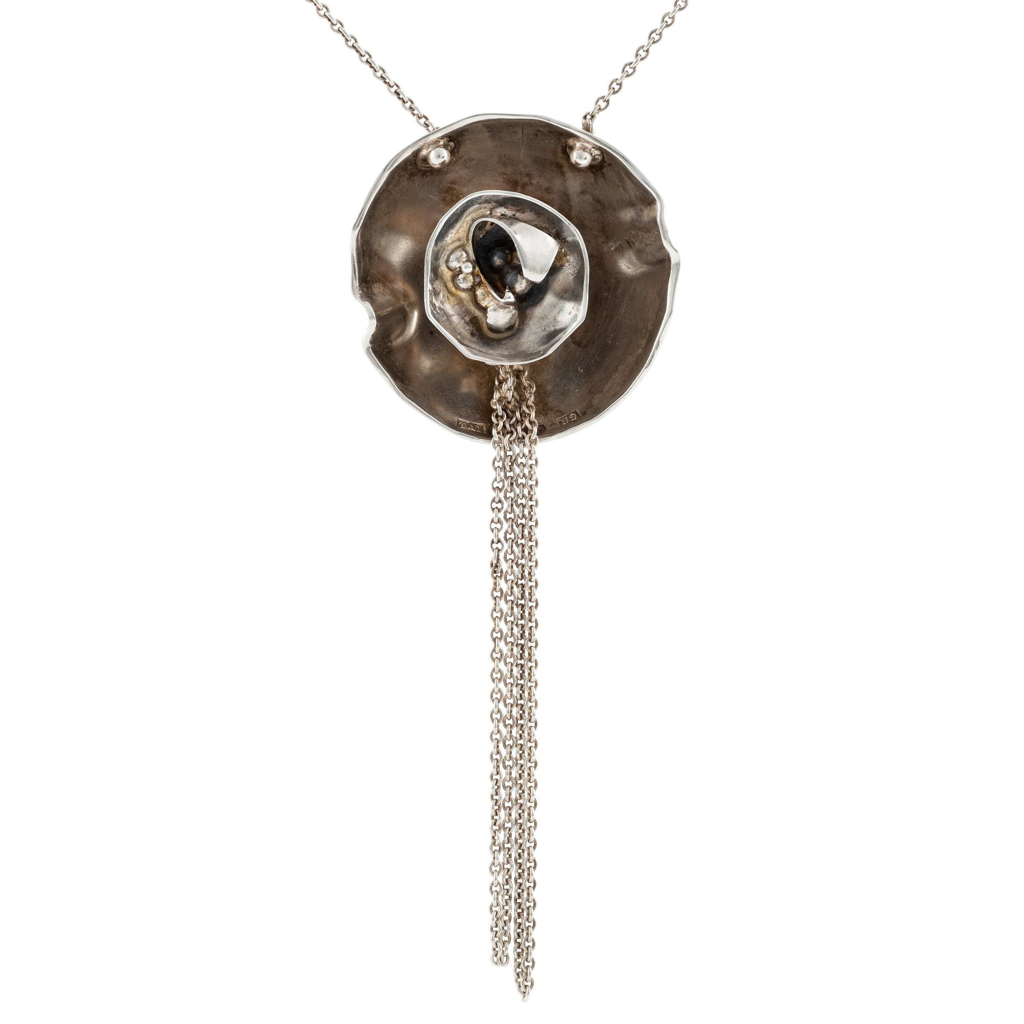 a pendant, silver, Stockholm 1970 by Rosa Taikon, 1970