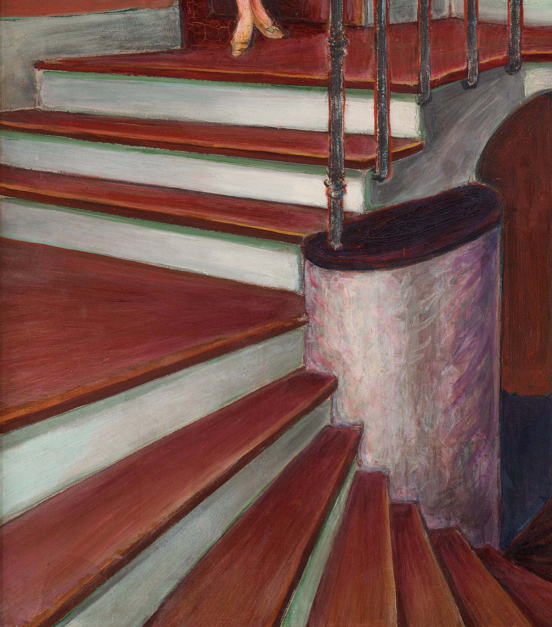 Artwork by Nils Dardel, Trappan, Made of Canvas