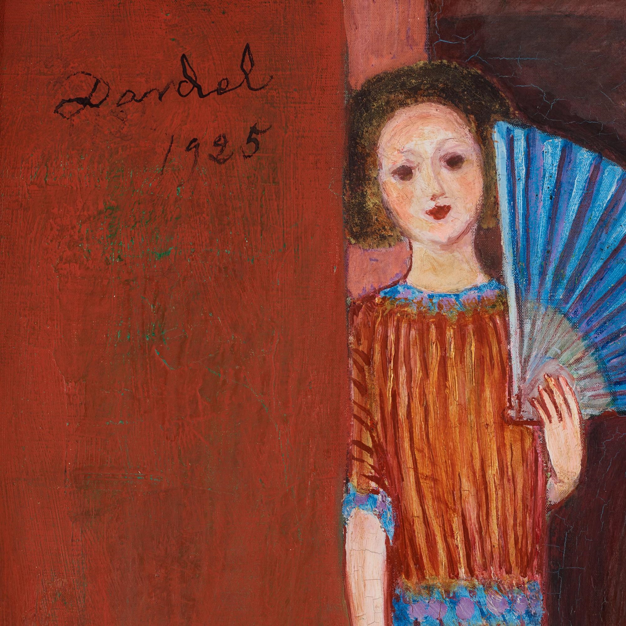 Artwork by Nils Dardel, Trappan, Made of Canvas