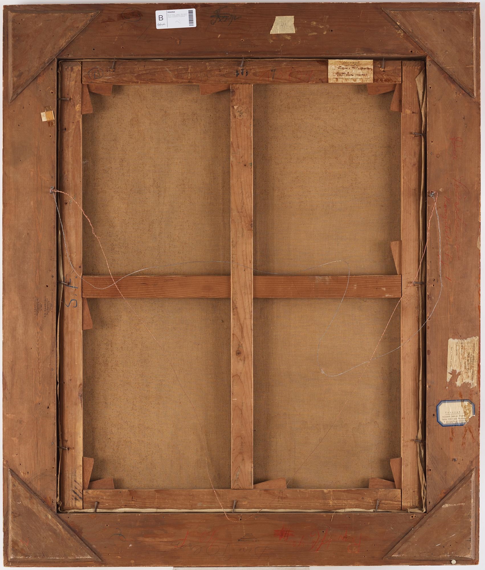 Artwork by Nils Dardel, Trappan, Made of Canvas