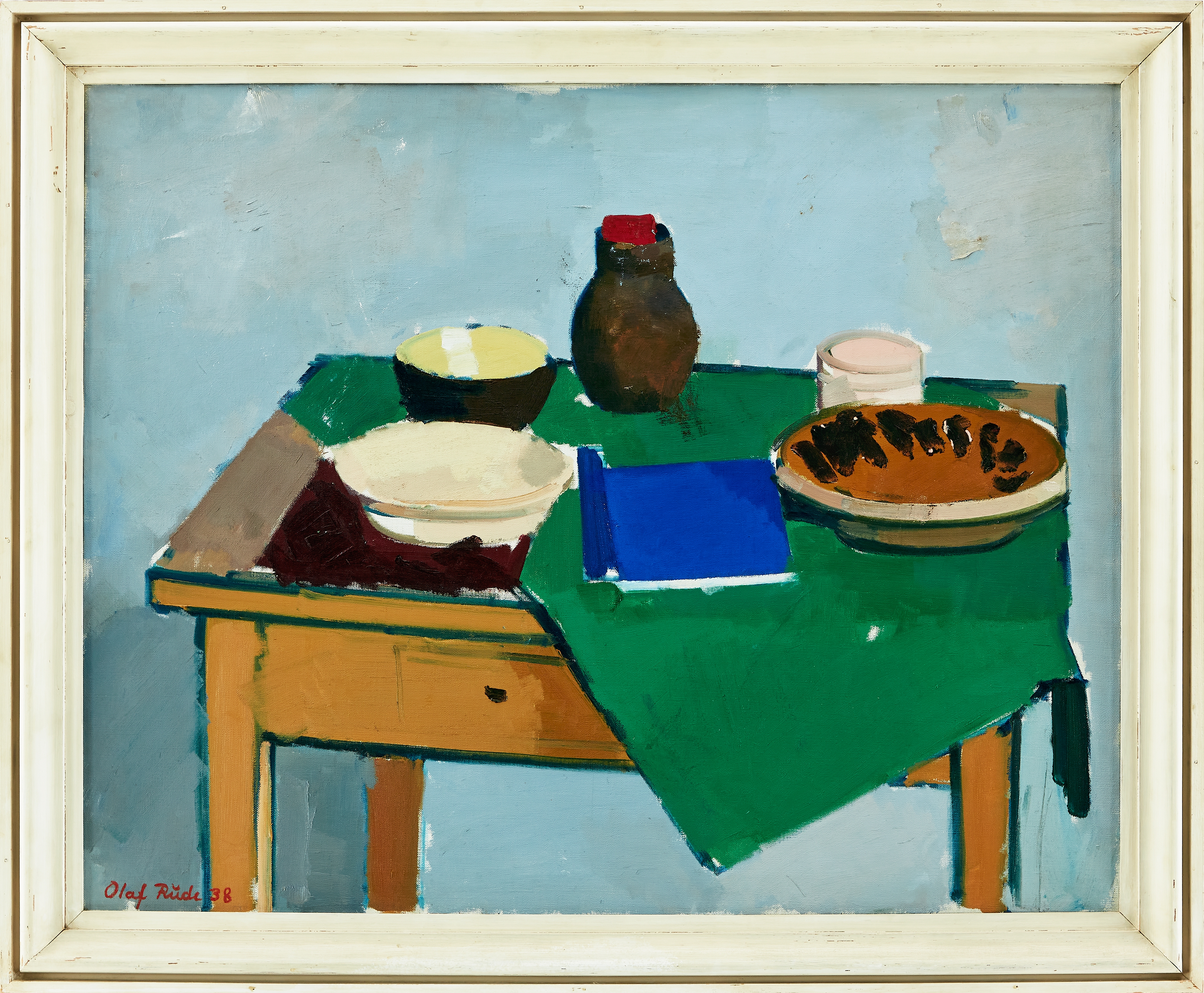 Olaf Rude | Still life on a table | MutualArt