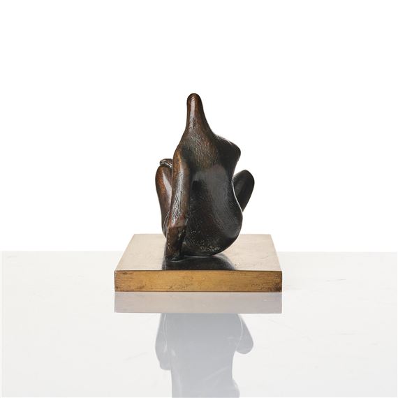 Henry Moore | Maquette for Reclining Figure: Pointed Head | MutualArt