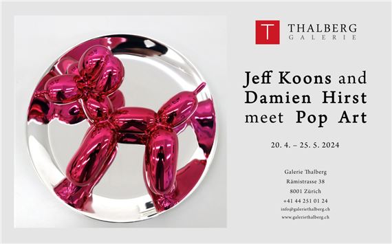 Jeff Koons and Damien Hirst meet Pop Art at Galerie Thalberg
