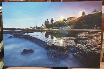 A BEACH SCENE LANDSCAPE PHOTO PRINT - Warren Keelan