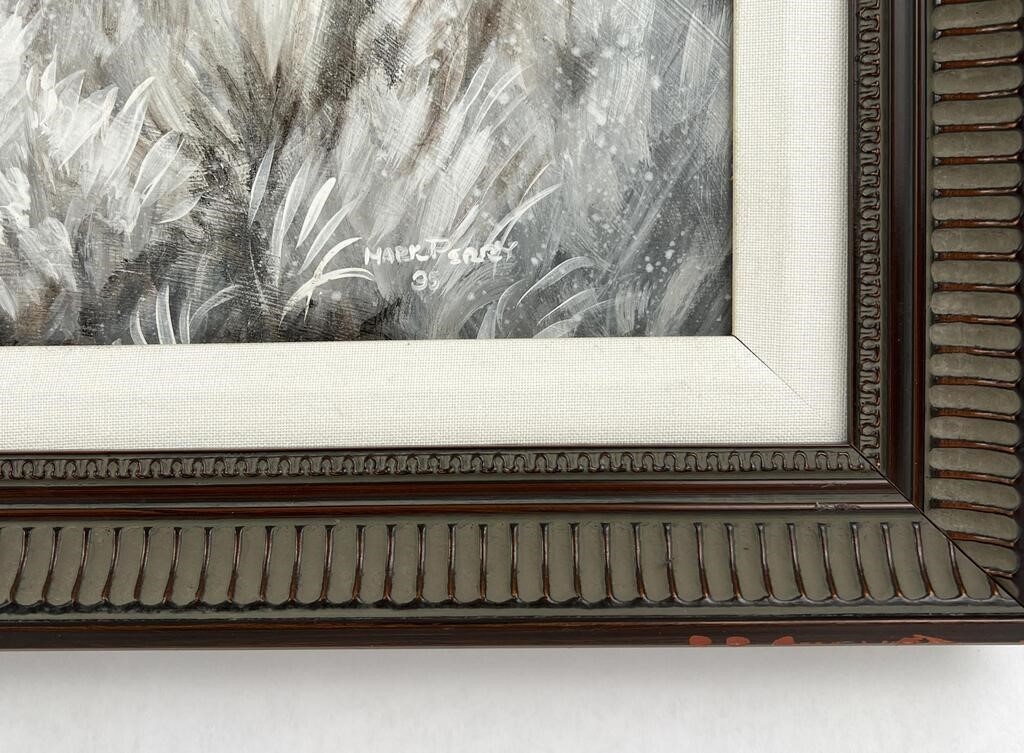 Mark Perry | Mark Perry Oil on Board Utah Deer Painting | MutualArt