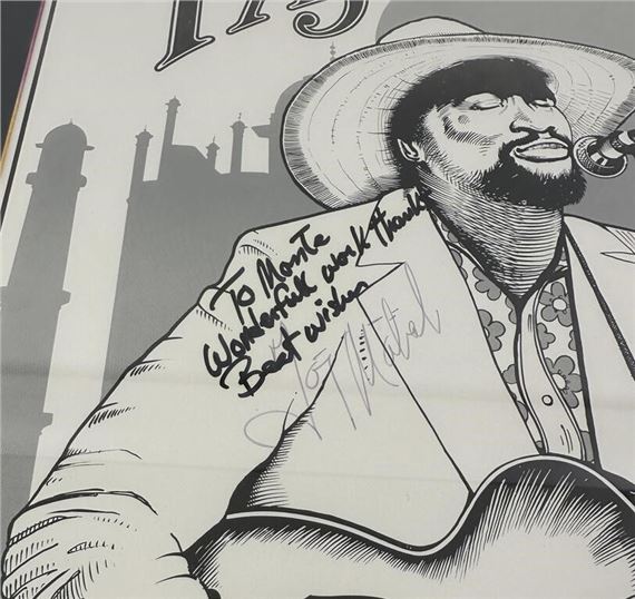 Monte Dolack | Monte Dolack Taj Mahal Signed Concert Poster (1974 ...