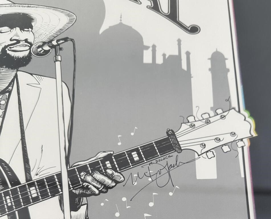 Monte Dolack | Monte Dolack Taj Mahal Signed Concert Poster (1974 ...