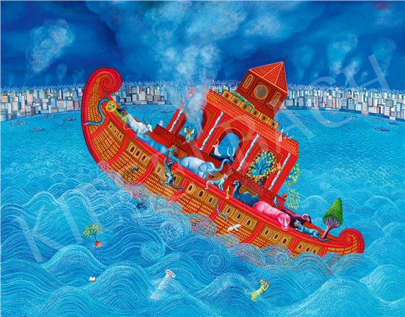 Ark of Noah by Tamás Galambos, 1987