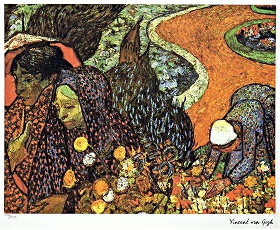 Dámy z Arles - Vincent van Gogh