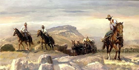 Leland Beaman Signed Giclee On Canvas by Leland D. Beaman