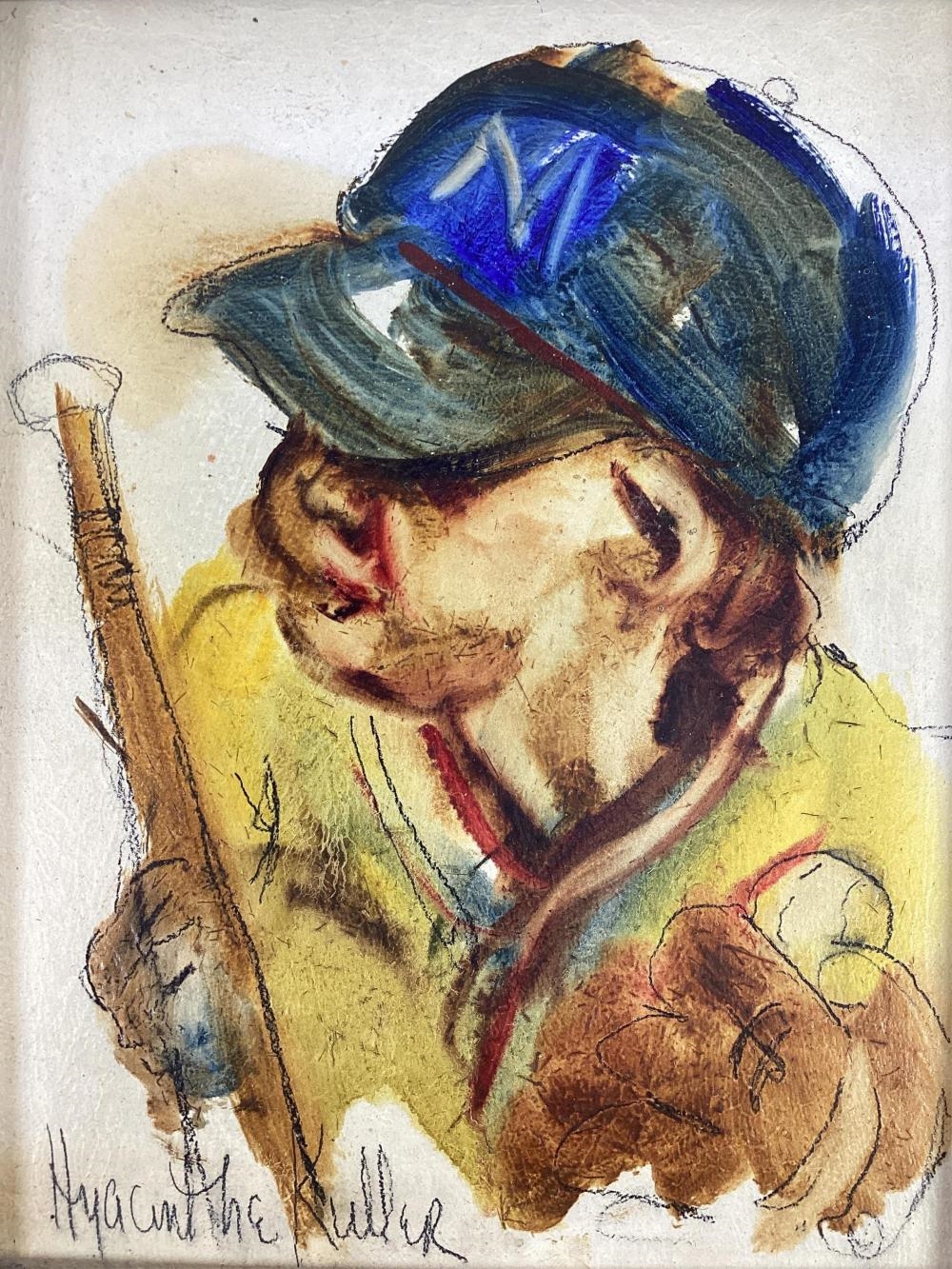 Hyacinthe Kuller Baron Hyacinthe Kuller Baron Mix Media On Board