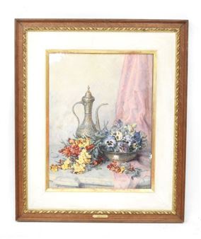 Still life with ewer - Antoinette Chavagnat