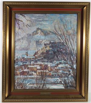 Salzburg im Winter - Adolf Fuchs