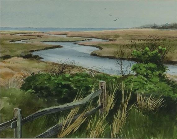 Marshy landscape by Warren Blair