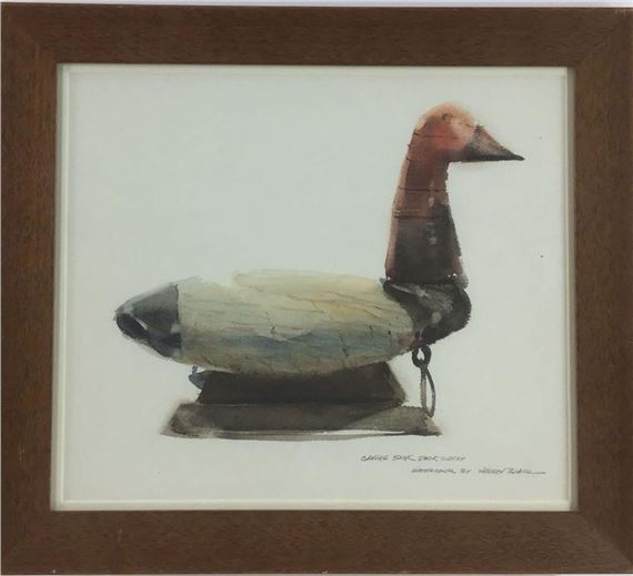 SLR and titled "Canvas Back Duck Decoy