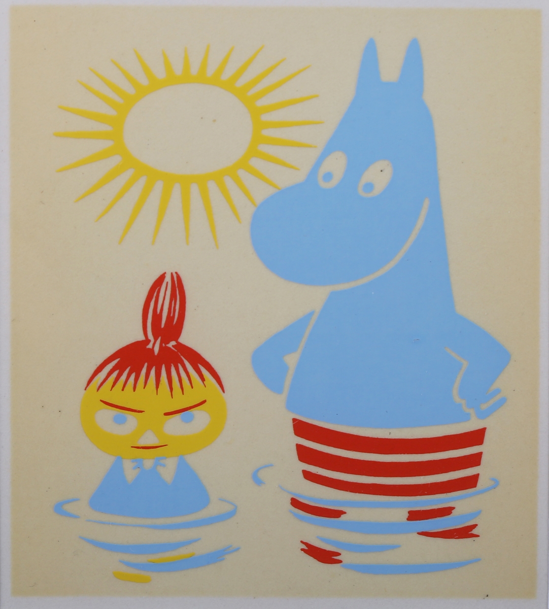 Tove Jansson – ‘Moomintroll & Little My by Tove Jansson, 1956