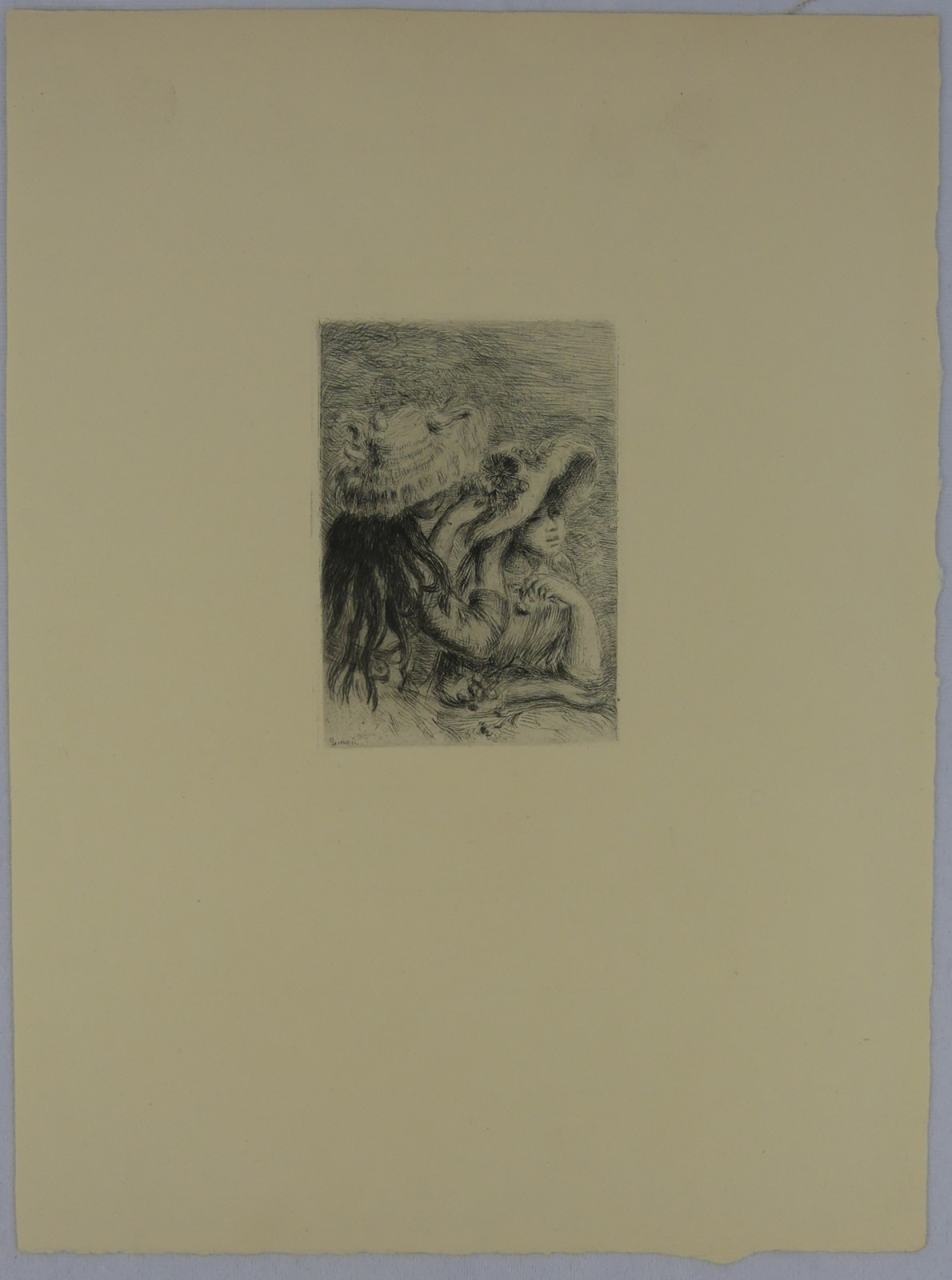 LE CHAPEAU EPINGLE - Pierre-Auguste Renoir