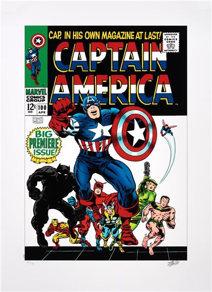 Stan Lee | PORTFOLIO OF 6 ICONIC MARVEL COMICS COVERS, 2015 giclee, ed ...