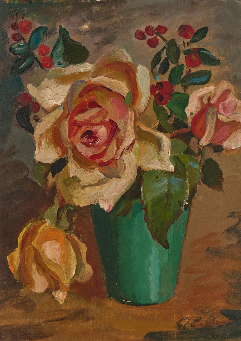 Adelaide Perry | Still Life with Roses (1891 - 1973) | MutualArt