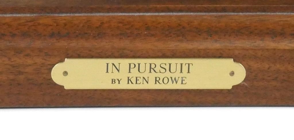 Ken Rowe | KEN ROWE In Pursuit 44 Bronze Wolf (2003) | MutualArt