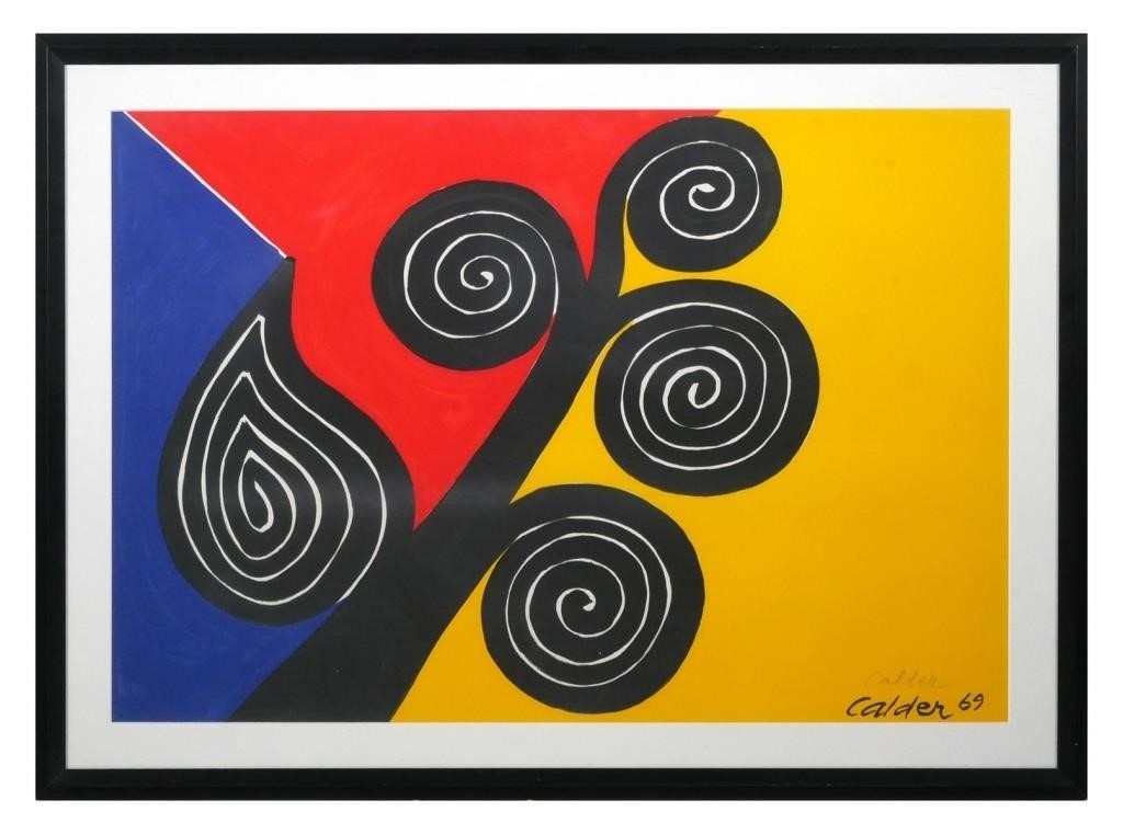 Alexander Calder | ALEXANDER CALDER Spring Lithograph | MutualArt