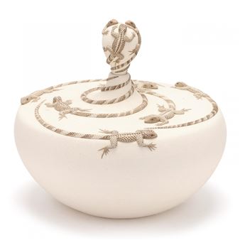 Desert Lizard Pottery Vessel - Mary E. Arbuthnot