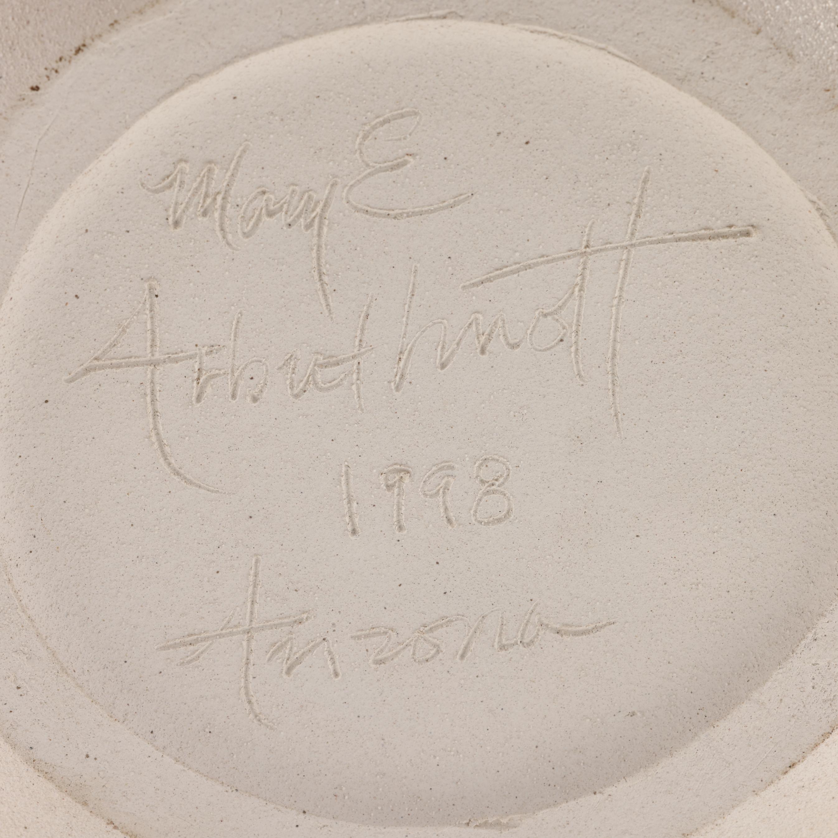 Artwork by Mary E. Arbuthnot, Desert Lizard Pottery Vessel, Made of ceramic