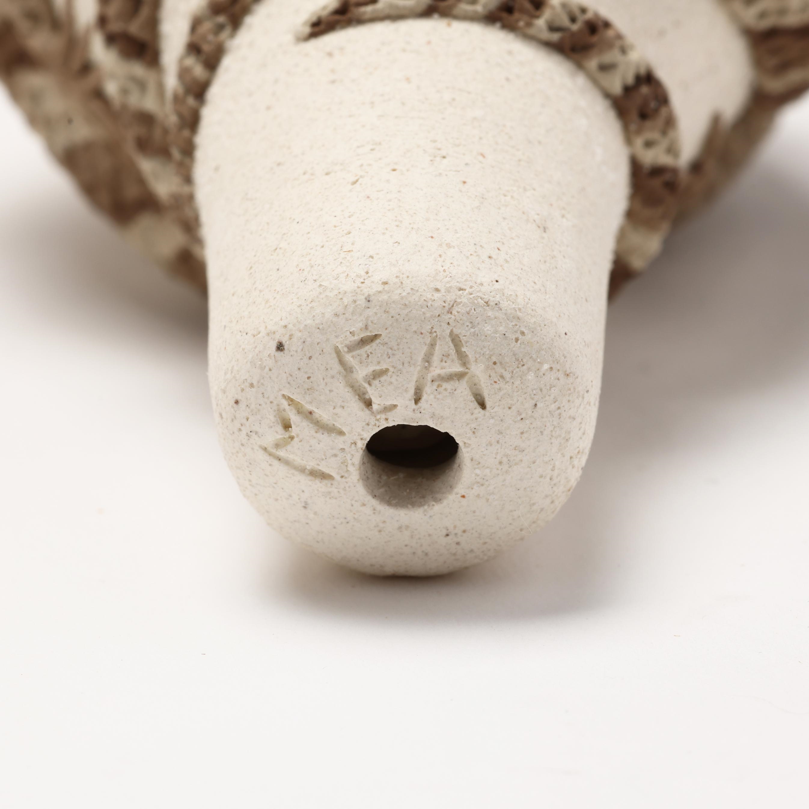 Artwork by Mary E. Arbuthnot, Desert Lizard Pottery Vessel, Made of ceramic