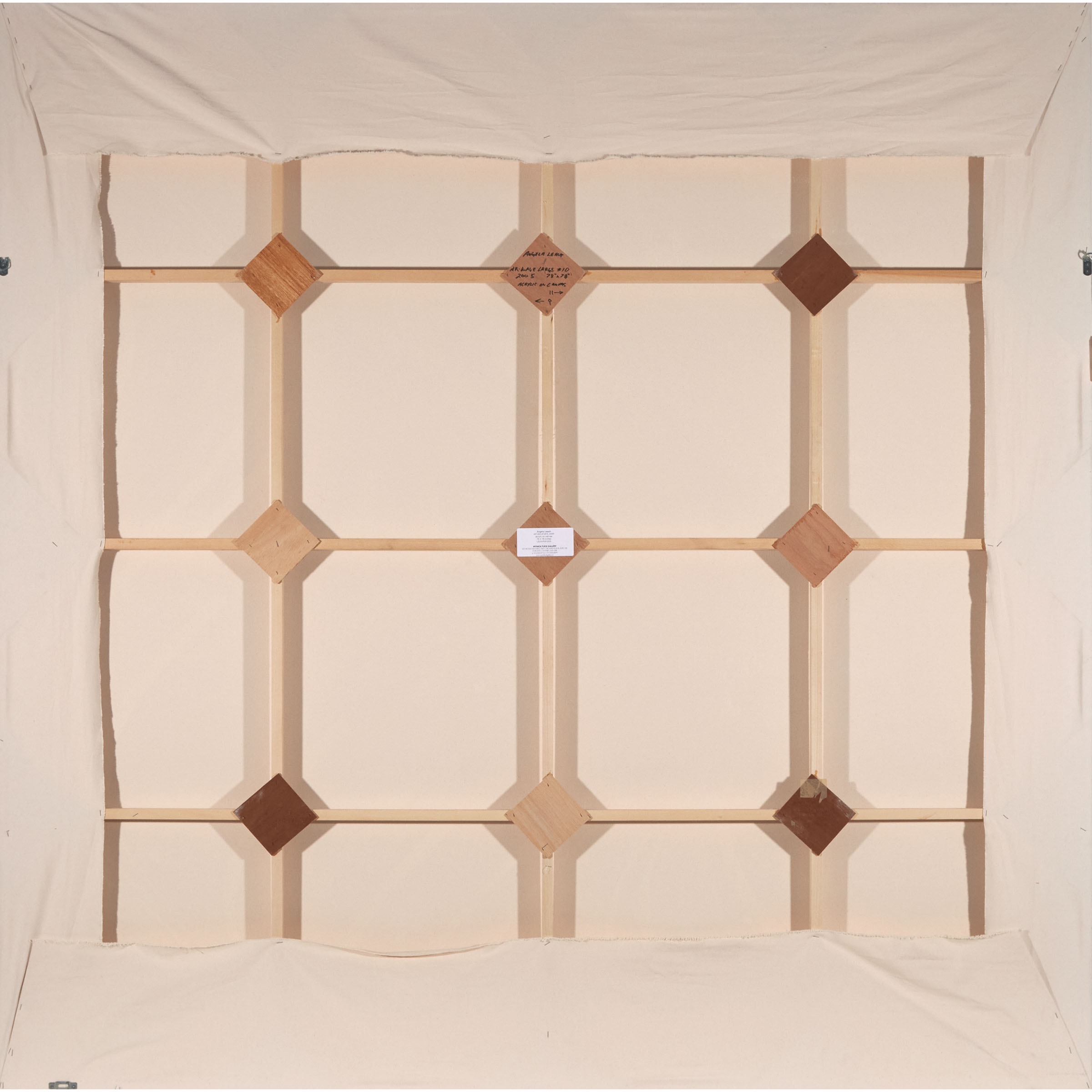 Artwork by Angela Leach, AR WAVE LARGE #9, #10, 2005 (DIPTYCH), Made of acrylic on canvas