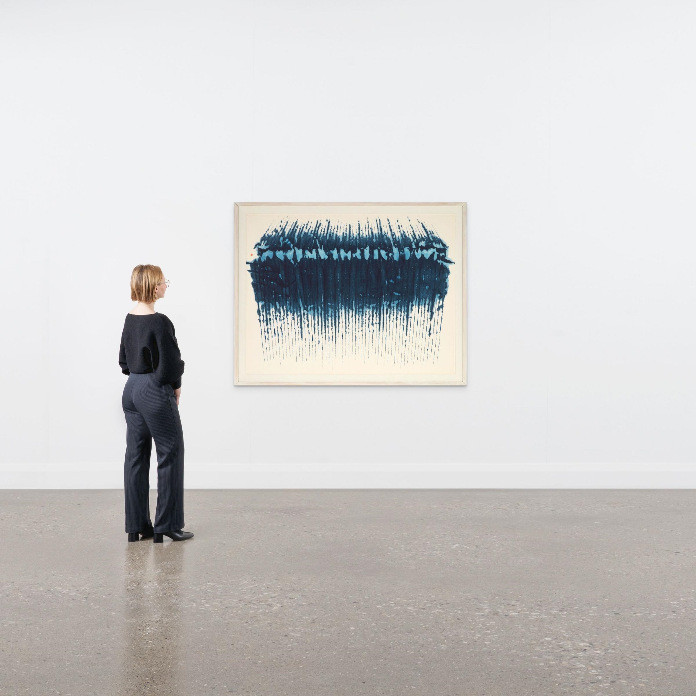 Artwork by Kwon Youngwoo, UNTITLED, CA. 1980, Made of gouache and ink on Korean mulberry paper