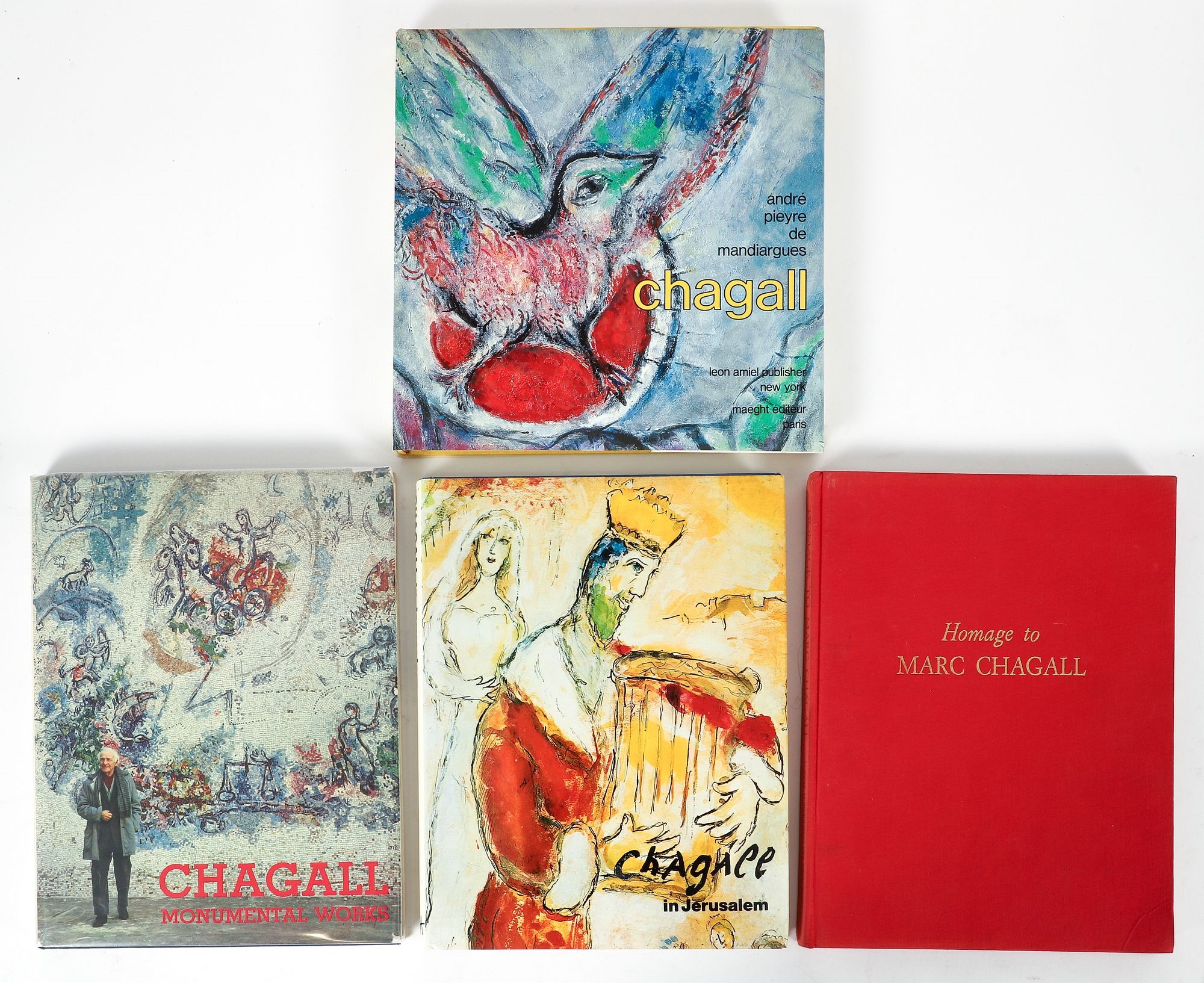 Marc Chagall | Marc Chagall 4 books each with color lithograph (1970s ...