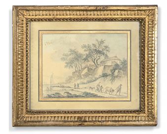 Bord de rivage - Aignan-Thomas Desfriches