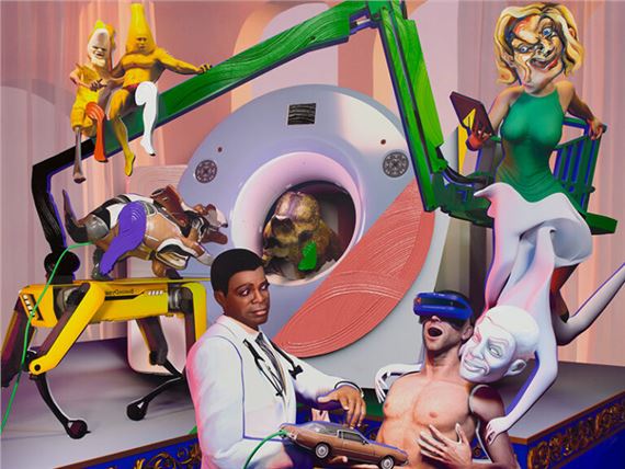 Between pixel and pigment. Hybrid painting in post-digital times - Marta Herford