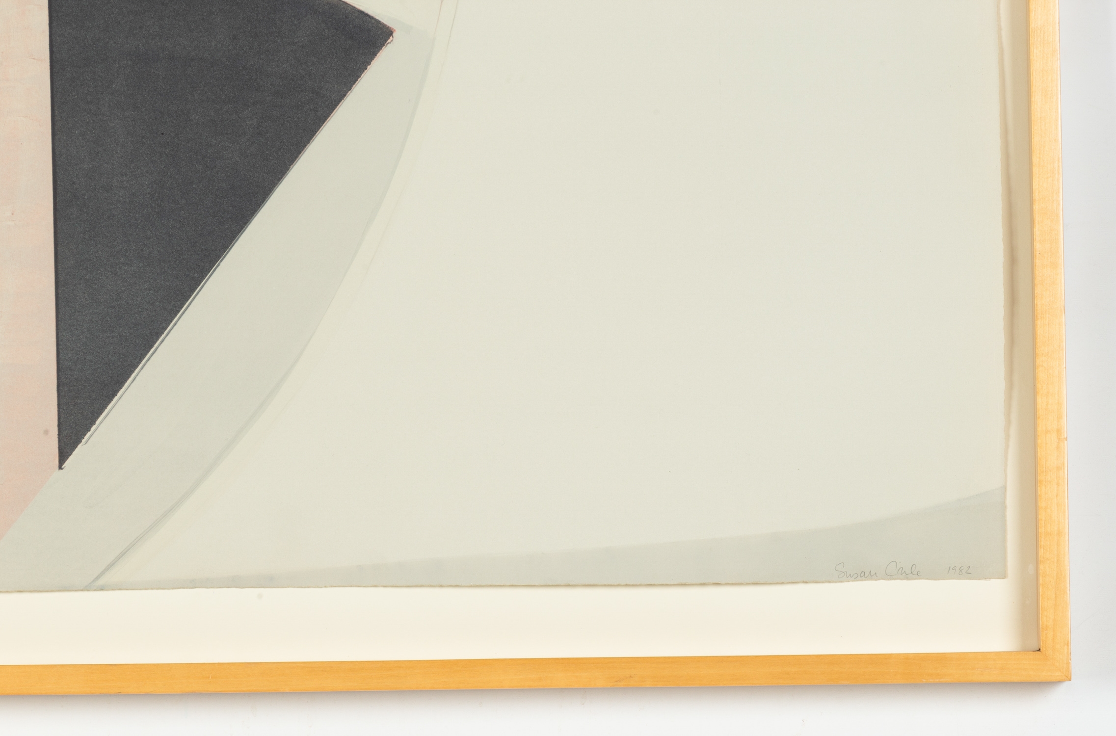 Artwork by Susan Crile, Ranison Contrapasto, Made of Monotype on laid paper