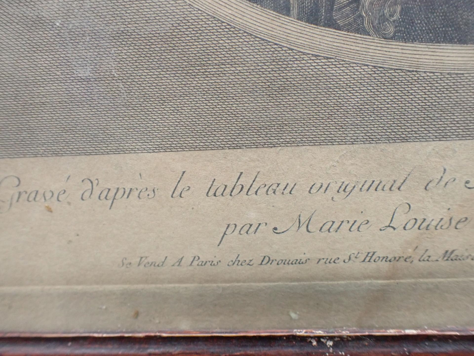 Artwork by Drouais, L'enfant au château de carte, Made of burin engraving