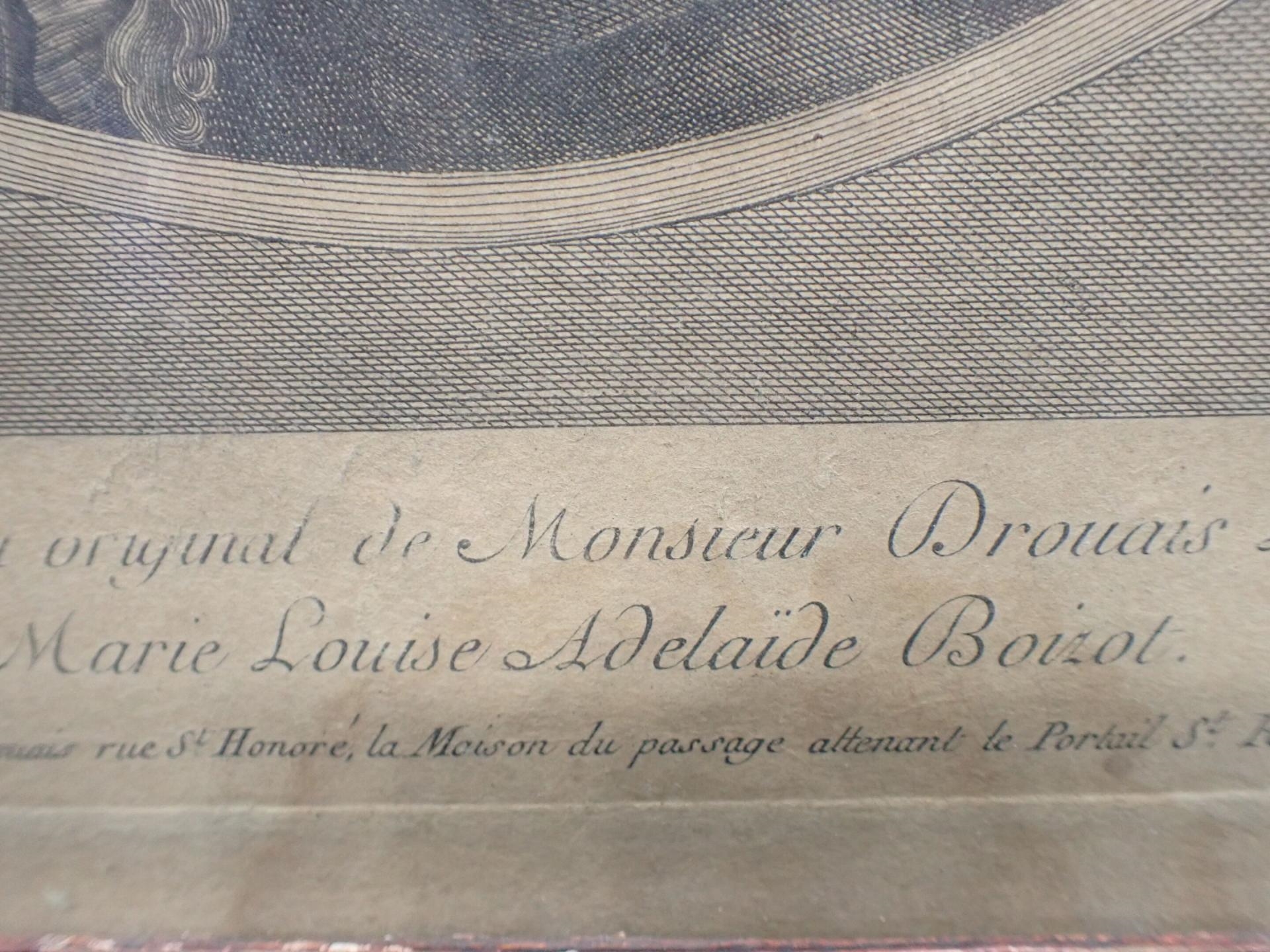 Artwork by Drouais, L'enfant au château de carte, Made of burin engraving