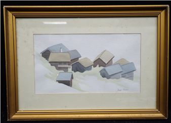 les cabanes dans la vallée de la montagne - Doan Inger