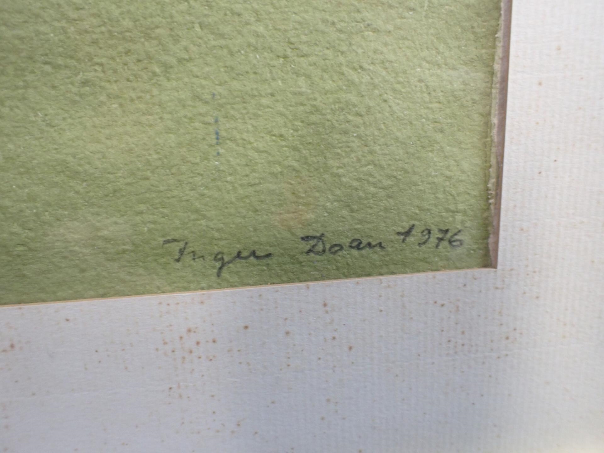 Artwork by Doan Inger, Cabanes de montagne, Made of watercolor