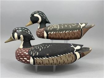 Wood Duck Drake Decoys - Joe Aulik