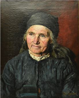 LATE 19TH CENTURY VICTORIAN OIL ON CANVAS PORTRAIT - J. T. Cope