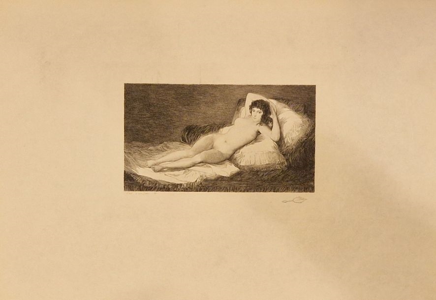 - GOYA - La Maja desnuda (The Naked Maja) - after Francisco De Goya ( - Francisco José de Goya y Lucientes