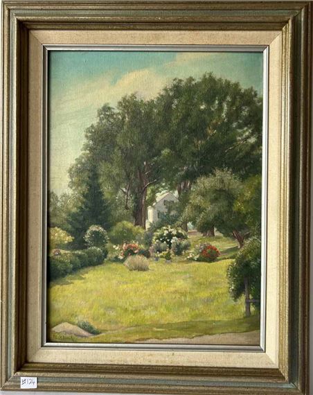 Felix Bosch (20th century) oil on board landscape by Felix Bosch