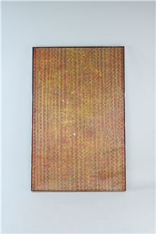 Large Abstract Jonathan Genkin Oil on Linen Painting 1986 - Jonathan Genkin