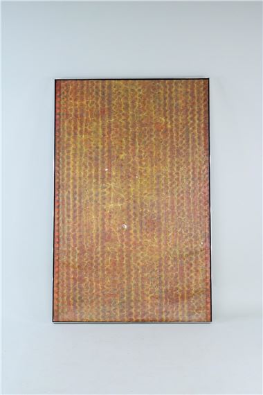 Large Abstract Jonathan Genkin Oil on Linen Painting 1986 - Jonathan Genkin