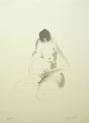 Artwork by Nita Osborne Forrest, Maternal Scene, Made of Serigraph