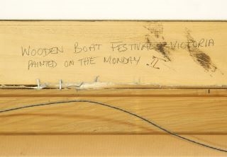 Artwork by Andrew Wooldridge, Wooden Boat Festival, Victoria, Made of Oil on Canvas